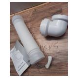 1.50 cu. ft. White and Black Electric Compact Portable Laundry Dryer - Retail: $198