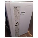 1.50 cu. ft. White and Black Electric Compact Portable Laundry Dryer - Retail: $198