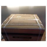 20.67 in. W 1.8 Cubic Feet Manual Defrost Garage Ready Chest Freezer with Adjustable Temperature Controls in Black - Retail: $136