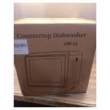 Portable Countertop Dishwasher in White with 3-Cycles 6-Modes 4-Place Settings Capacity and 40 dBA - Retail: $200