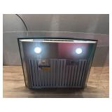 29.3 in. Wall Mount Range Hood Tempered Glass 900 CFM in Stainless Steel with LED Light and Remote Control - Retail: $399