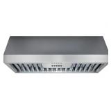 30 in. 800 CFM Under Cabinet Stainless Steel Range Hood with Stainless Steel Baffles - Retail: $445