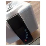 1500-Watt Black Indoor Electric Oil-Filled Radiator Convection Radiant Space Heater with Remote Control for Living Space - Retail: $100