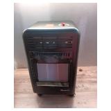 18,000 BTU Cabinet Propane Outdoor Space Heater with Hose and Regulator - Retail: $159