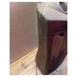 1500-Watt Black Electric Tower Quartz Infrared Space Heater with Thermostat - Retail: $70