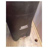 1500-Watt Black Electric Tower Quartz Infrared Space Heater with Thermostat - Retail: $70