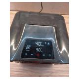 Vornado Velocity 5 Whole Room Space Heater  1500W  Digital Thermostat  Touch Controls and Timer  Black - Retail: $107