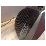 VH240 1500-Watt Gray Indoor Electric Fan Space Heater with Adjustable Thermostat , 3-Heat Settings, Safety Features - Retail: $70