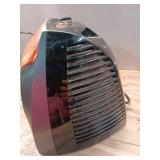 VH240 1500-Watt Gray Indoor Electric Fan Space Heater with Adjustable Thermostat , 3-Heat Settings, Safety Features  - Retail: $70