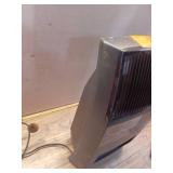 1500-Watt 20 in. Black Electric Console Ceramic Space Heater with Tip-Over Switch, Adjustable Louvers, Timer, Remote - Retail: $90