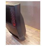 1500-Watt 20 in. Black Electric Console Ceramic Space Heater with Tip-Over Switch, Adjustable Louvers, Timer, Remote - Retail: $90