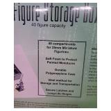 Chessex Manufacturing 2852 Figurestorage Box  Large 40 Count