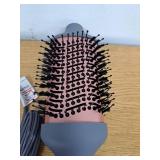 Hairitage Ceramic Volumizing Blow Dryer Brush for Curling and Straightening