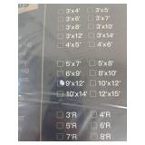 BERTHMEER 9'x12' Large Area Rugs for Living Room Bedroom Office Brown and Green Vintage Non Slip Washable Farmhouse Dining Room Oriental Traditional Distressed Rugs - Retail: $200