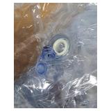 Inflatable Novelty Dorm Chair Clear - Room Essentials: PVC Material, Indoor Lounging, Easy to Inflate, Spot Clean, No Tools Needed