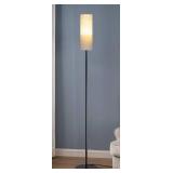 EDISHINE Floor Lamps for Living Room Clearance with Remote Control, Dimmable, Minimalist Pole Lighting for Bedroom, Office, Kids Room, Bulb Included, 2700K-6000K, Black