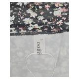 Naggoo Womens 3/4 Sleeves Floral Tunic Shirts Fall Casual Dressy Blouse Tops L Flowers -