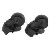 Luggage Wheel, 1 Pair Suitcase Caster Replacement Wheels 360 with Screw Swivel