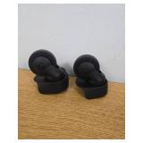 Luggage Wheel, 1 Pair Suitcase Caster Replacement Wheels 360 with Screw Swivel