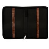 US Art Supply 48 Slot Zippered Nylon Pencil Carry Case - Size: 11.4' x 7.6' x1.4' 3 Count