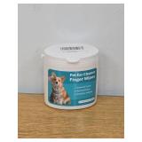 2 Count of Nurhome Dog Ear Cleaner Wipes Grooming Kit Care for Dogs & Cats Pet Ear Relief Gently Remove Ear Wax Debris and Smelly 50 Pcs Unscented