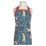 Now Designs Jubilee 100% Cotton Kids Apron Holiday Polar Bear Winter Wilderland