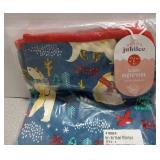 Now Designs Jubilee 100% Cotton Kids Apron Holiday Polar Bear Winter Wilderland