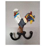 Decorative Chef Rooster Wall Hook