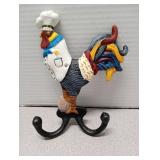 Decorative Chef Rooster Wall Hook