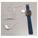 Apple Watch Ultra [GPS + Cellular 49mm] Titanium Case with Midnight Ocean Band, One Size (Renewed)- Retails $310