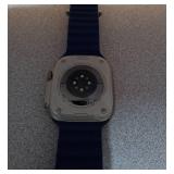 Apple Watch Ultra [GPS + Cellular 49mm] Titanium Case with Midnight Ocean Band, One Size (Renewed)- Retails $310