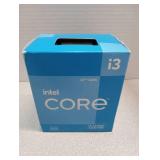 Intel® Core12th Gen i3-12100F desktop processor, featuring PCIe Gen 5.0 & 4.0 support, DDR5 and DDR4 support. Discrete graphics required. Retails $95