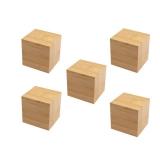 DaTpuik Bamboo Blocks 100 PCS 3/4 Inch Unfinished Bamboo Blocks for Crafts