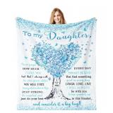 "To My Daughter" Gift, Blanket 60"x 50"