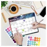 2026 Calendar, 18 Month Wall Calendar 2026-2027, January 2026 to June 2027 Calendar with Twin-Wire Binding 11" X 8.5" (Starry Sky)