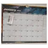 2026 Calendar, 18 Month Wall Calendar 2026-2027, January 2026 to June 2027 Calendar with Twin-Wire Binding 11" X 8.5" (Starry Sky)