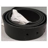 Leather Belt for men - Genuine Leather Belt without buckle- (Black) 1.5 inch Wide