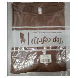 Casual Dress for Women Sleeveless Round Neck Bodycon Wrap -Brown, Size M