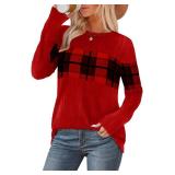 Christmas Sweater for Women -Red- Size 2XL