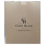 Checkered Faux Rabbit Fur Twin Blanket for Bed, Soft Fuzzy Blankets  (60- 80 Inches Beige)