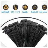 50 Pcs Nylon Cable Ties, Heavy Duty Self-Locking Clips Multipurpose Zip Ties