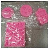 DIY Handcraft Silicone Crown Fondant Candy Molds Bows Crown Heart Mold for Chocolate, Cake Decoration, Cupcake Topper, Pastry, Cookie Decor, Epoxy Resin, Clay, Crafting Projects