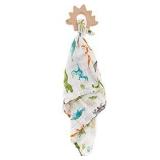 Stephen Joseph Muslin Lovie with Teether, Dino Theme
