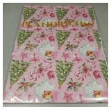 Pink Christmas Wrapping Paper 40 X 28 Inch Jumbo Sheets, Non-Tear Bulk Gift Wrap- 4 Pre-Cut Sheets