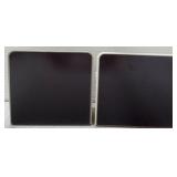 2 Pack Marker Holder Magnetic Compatible with Expo, Adjustable Divider Marker Holder For Refrigerator, Whiteboard, Locker Accessories, White And Grey