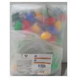 6 Pieces Christmas LED Light Up Headband and Necklace with 6 Flashing Modes Party Supplies Accessories