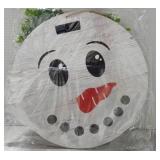 Thanksgiving/Winter Hanging Door Sign, Turkey/Snowman Reversible Door Wreath Hanging Decorations for Front Door Farmhouse Thanksgiving/Winter/Christmas Decorations Indoor Outdoor