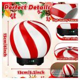 Ceramic Candy Diffuser Christmas Essential Oil Diffuser Gifts 120m, Essential Oil Small Aromatherapy Humidifier Warmer for Home or Office