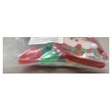 Christmas Party Favors, 3PCS Light Up Christmas Necklace Headband Glasses Set, Xmas Bulb Necklace Xmas Tree Lights Holiday Headbands LED Flashing Santa Eyeglasses