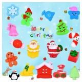24pcs Christmas Mochi Squishy Toys